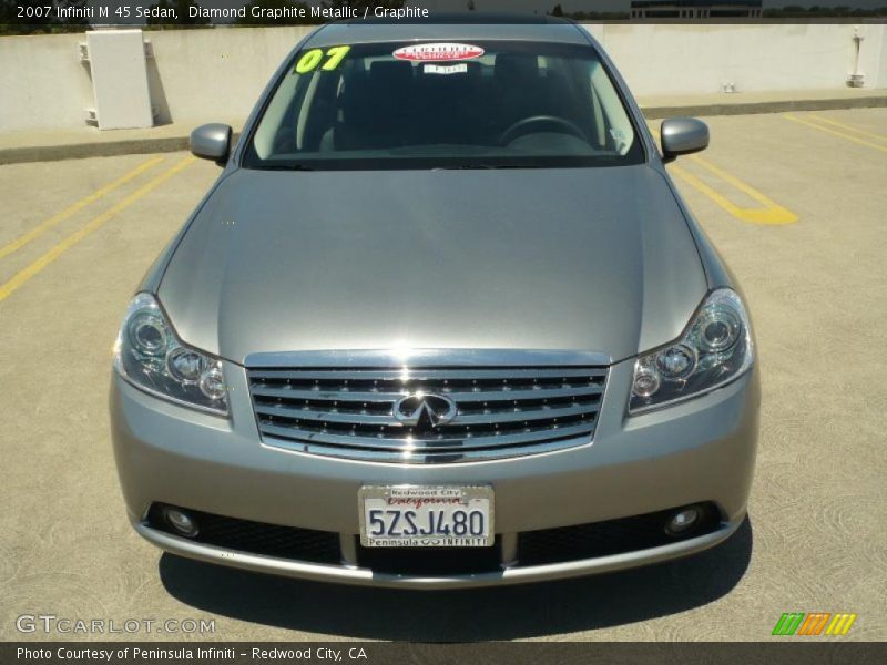 Diamond Graphite Metallic / Graphite 2007 Infiniti M 45 Sedan