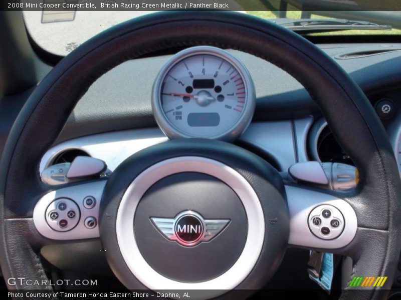 British Racing Green Metallic / Panther Black 2008 Mini Cooper Convertible