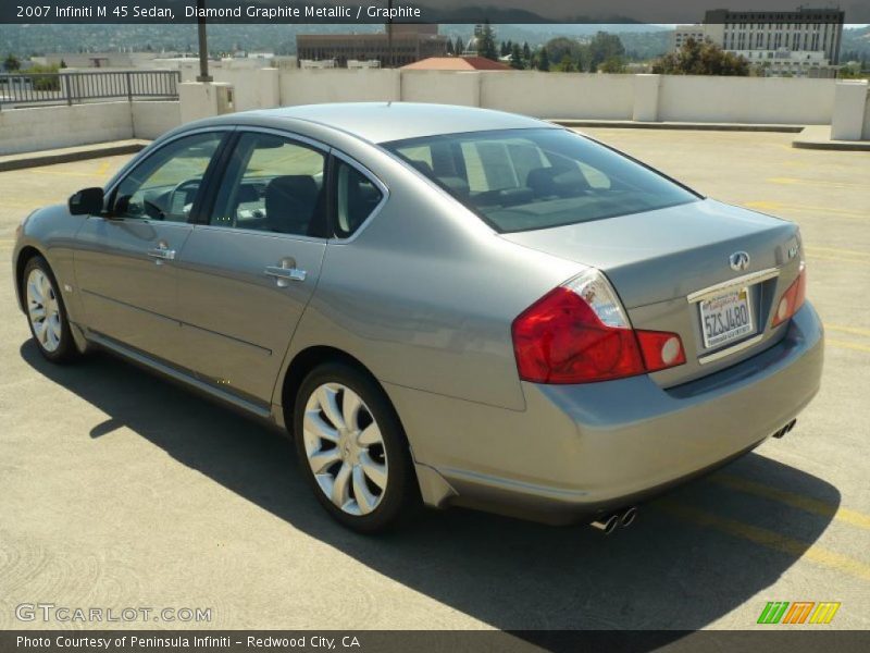 Diamond Graphite Metallic / Graphite 2007 Infiniti M 45 Sedan