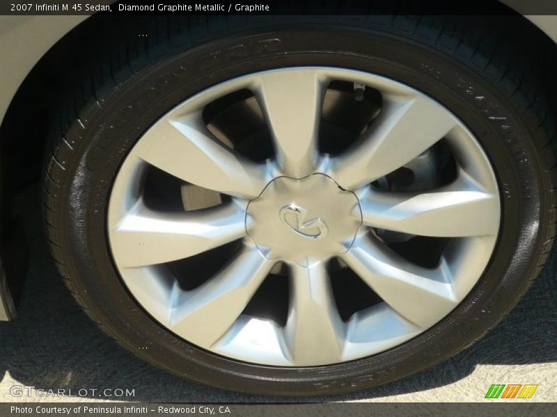 Diamond Graphite Metallic / Graphite 2007 Infiniti M 45 Sedan