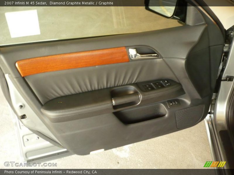 Diamond Graphite Metallic / Graphite 2007 Infiniti M 45 Sedan