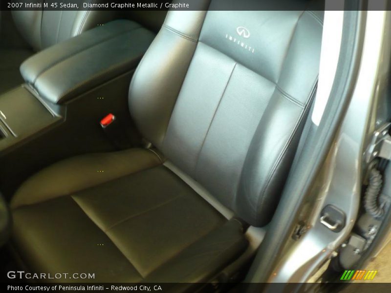 Diamond Graphite Metallic / Graphite 2007 Infiniti M 45 Sedan