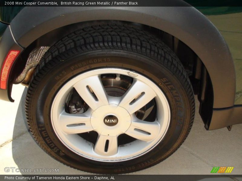 British Racing Green Metallic / Panther Black 2008 Mini Cooper Convertible