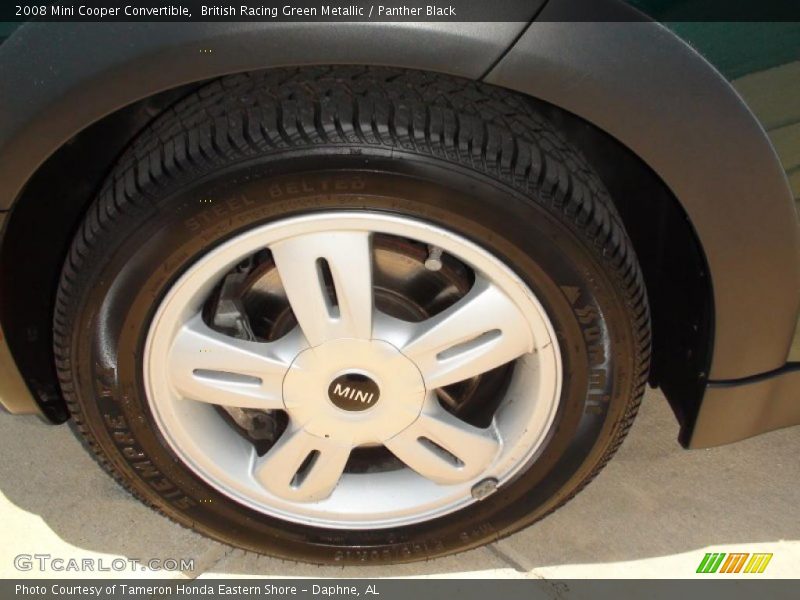 British Racing Green Metallic / Panther Black 2008 Mini Cooper Convertible