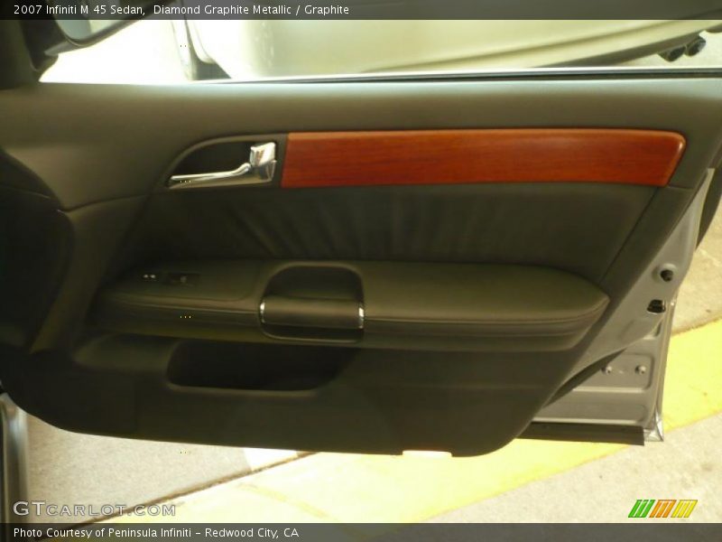 Diamond Graphite Metallic / Graphite 2007 Infiniti M 45 Sedan