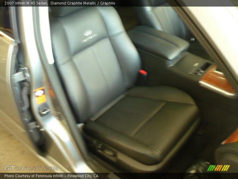 Diamond Graphite Metallic / Graphite 2007 Infiniti M 45 Sedan