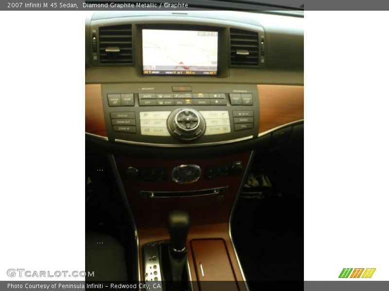 Diamond Graphite Metallic / Graphite 2007 Infiniti M 45 Sedan