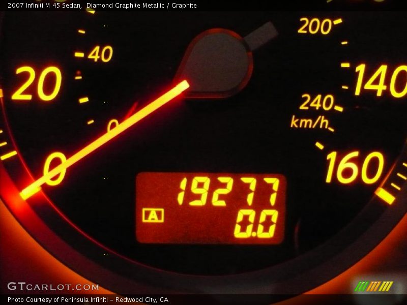 Diamond Graphite Metallic / Graphite 2007 Infiniti M 45 Sedan