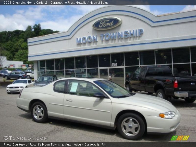 Cappuccino Frost Metallic / Neutral Beige 2003 Chevrolet Monte Carlo LS