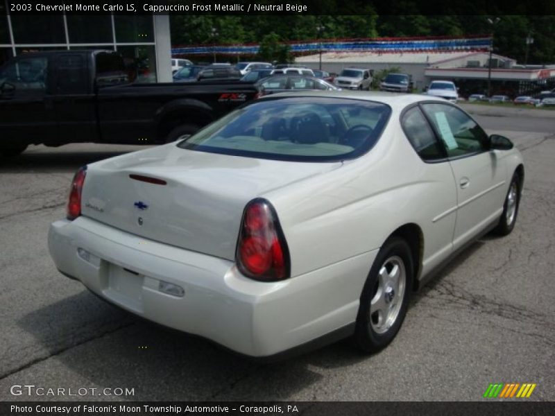Cappuccino Frost Metallic / Neutral Beige 2003 Chevrolet Monte Carlo LS