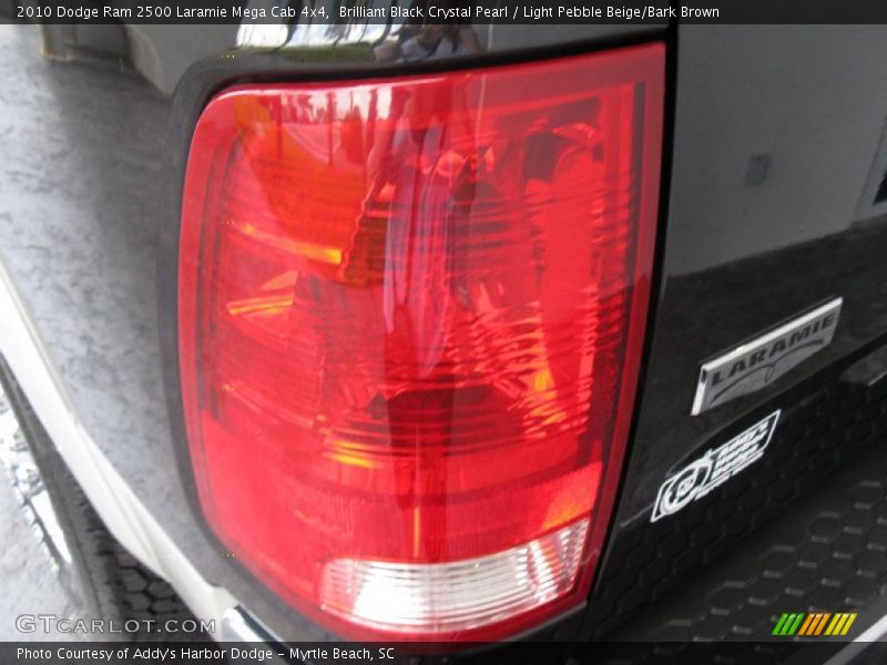 Brilliant Black Crystal Pearl / Light Pebble Beige/Bark Brown 2010 Dodge Ram 2500 Laramie Mega Cab 4x4