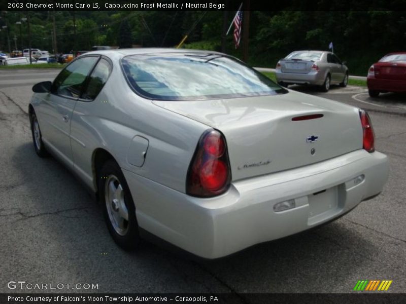 Cappuccino Frost Metallic / Neutral Beige 2003 Chevrolet Monte Carlo LS
