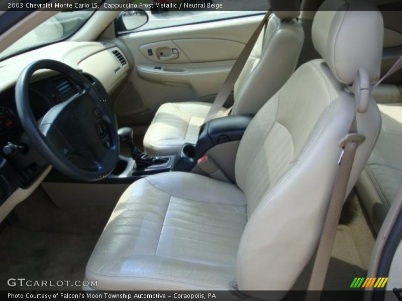 Cappuccino Frost Metallic / Neutral Beige 2003 Chevrolet Monte Carlo LS
