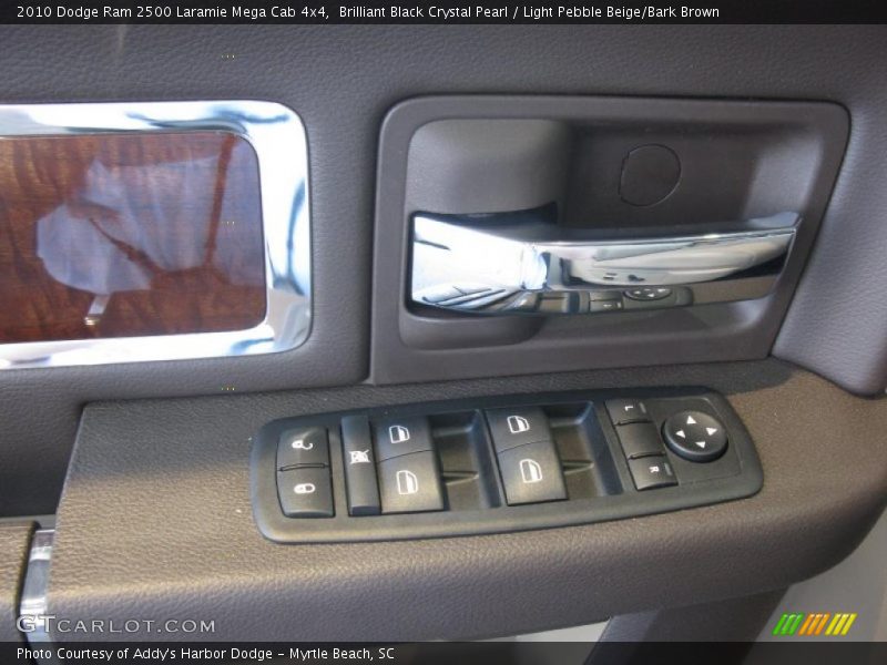 Brilliant Black Crystal Pearl / Light Pebble Beige/Bark Brown 2010 Dodge Ram 2500 Laramie Mega Cab 4x4