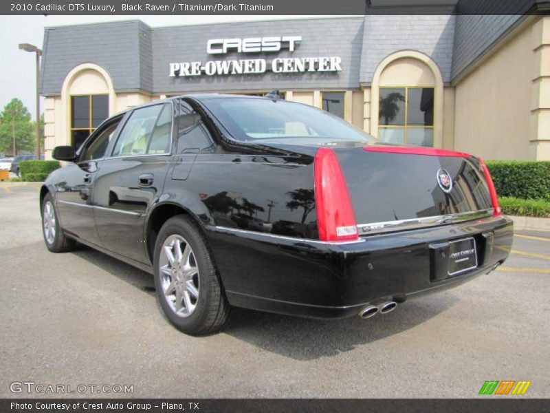 Black Raven / Titanium/Dark Titanium 2010 Cadillac DTS Luxury