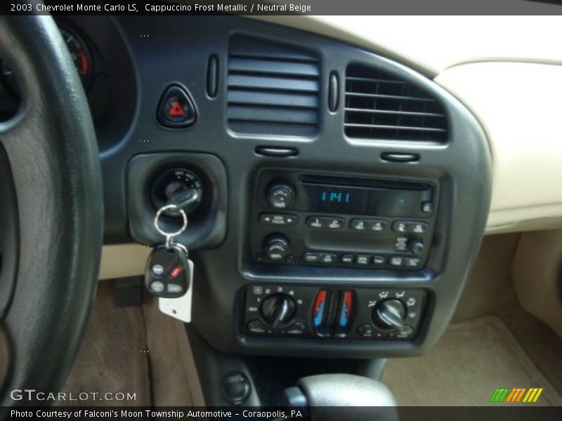 Cappuccino Frost Metallic / Neutral Beige 2003 Chevrolet Monte Carlo LS