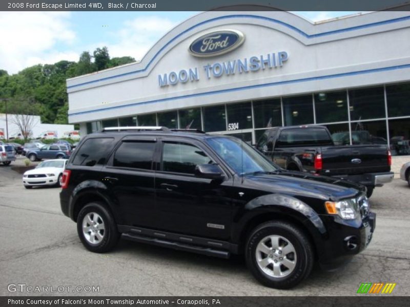 Black / Charcoal 2008 Ford Escape Limited 4WD