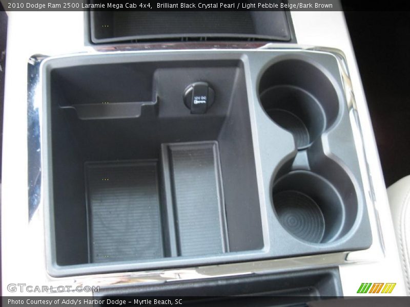 Brilliant Black Crystal Pearl / Light Pebble Beige/Bark Brown 2010 Dodge Ram 2500 Laramie Mega Cab 4x4