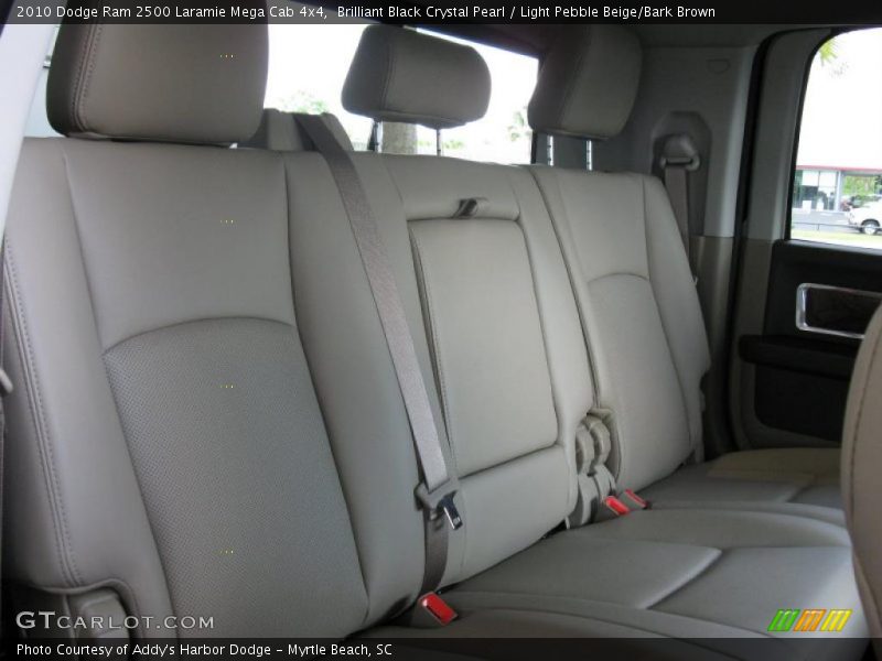 Brilliant Black Crystal Pearl / Light Pebble Beige/Bark Brown 2010 Dodge Ram 2500 Laramie Mega Cab 4x4