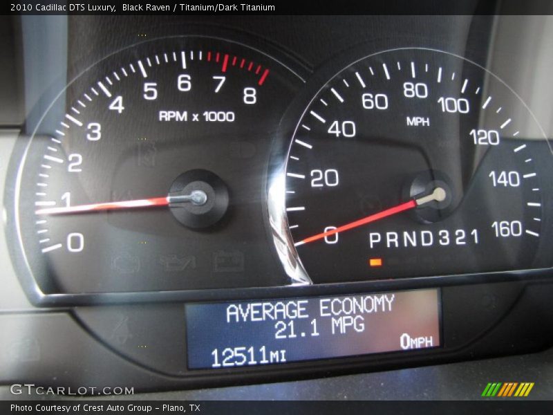 Black Raven / Titanium/Dark Titanium 2010 Cadillac DTS Luxury