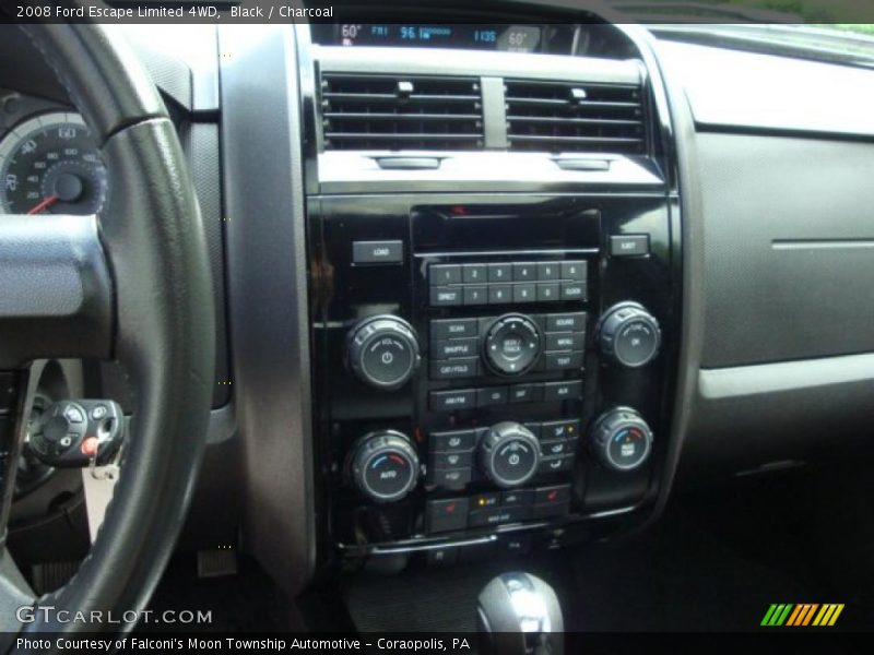 Black / Charcoal 2008 Ford Escape Limited 4WD