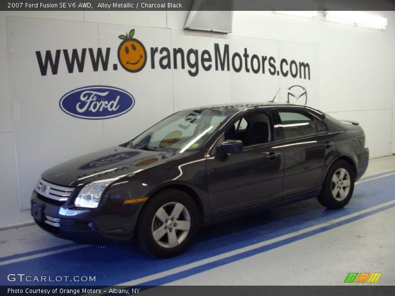 Alloy Metallic / Charcoal Black 2007 Ford Fusion SE V6 AWD