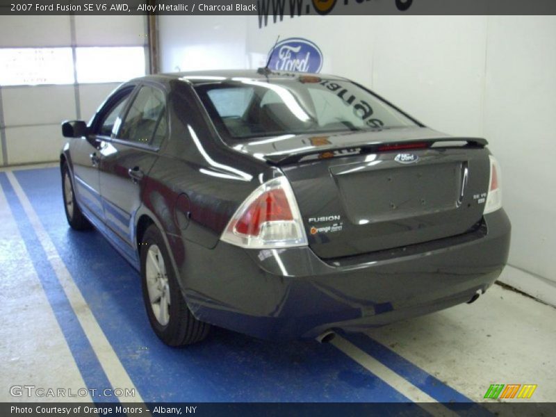 Alloy Metallic / Charcoal Black 2007 Ford Fusion SE V6 AWD