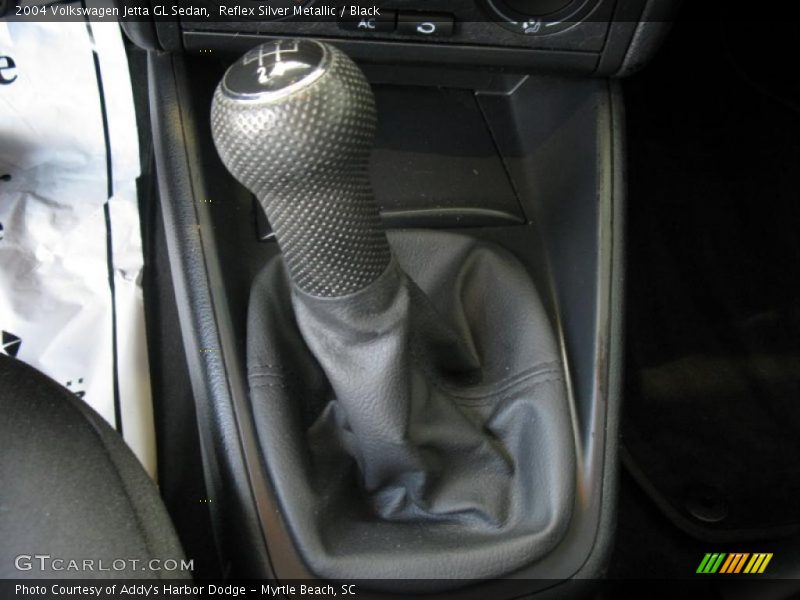 Reflex Silver Metallic / Black 2004 Volkswagen Jetta GL Sedan