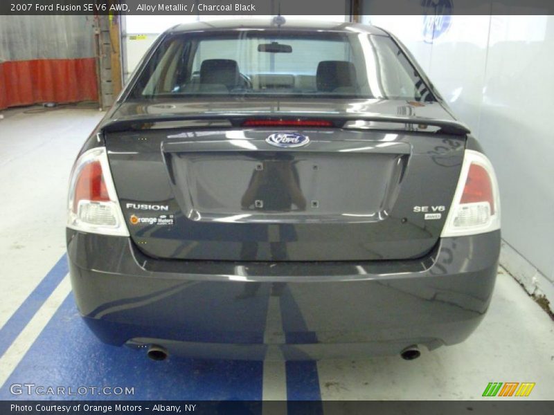 Alloy Metallic / Charcoal Black 2007 Ford Fusion SE V6 AWD