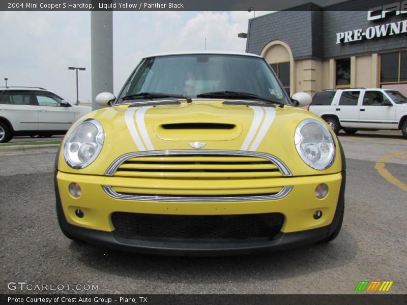 Liquid Yellow / Panther Black 2004 Mini Cooper S Hardtop