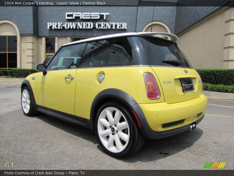 Liquid Yellow / Panther Black 2004 Mini Cooper S Hardtop