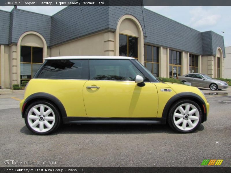 Liquid Yellow / Panther Black 2004 Mini Cooper S Hardtop