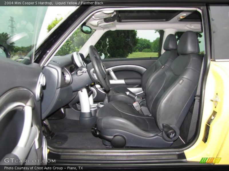 Liquid Yellow / Panther Black 2004 Mini Cooper S Hardtop