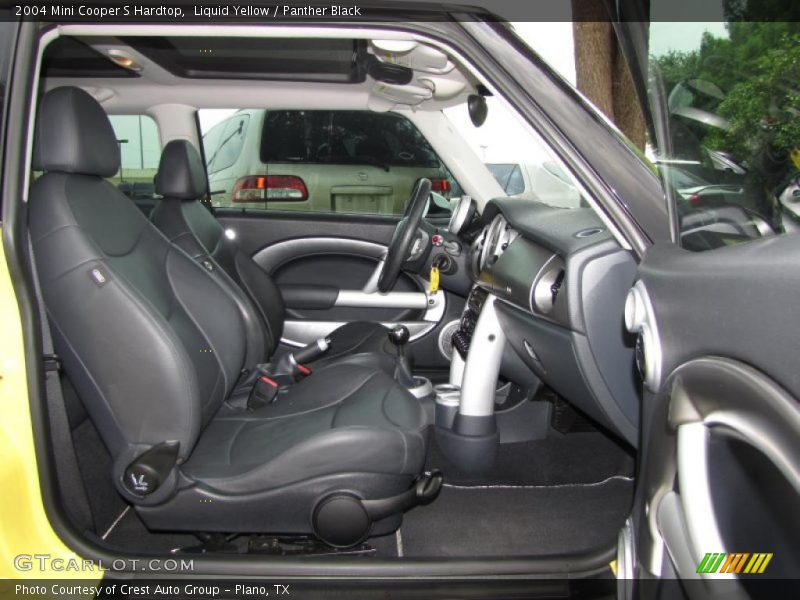 Liquid Yellow / Panther Black 2004 Mini Cooper S Hardtop