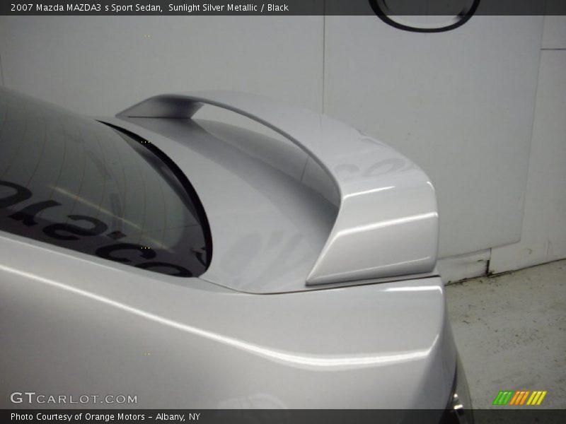 Sunlight Silver Metallic / Black 2007 Mazda MAZDA3 s Sport Sedan