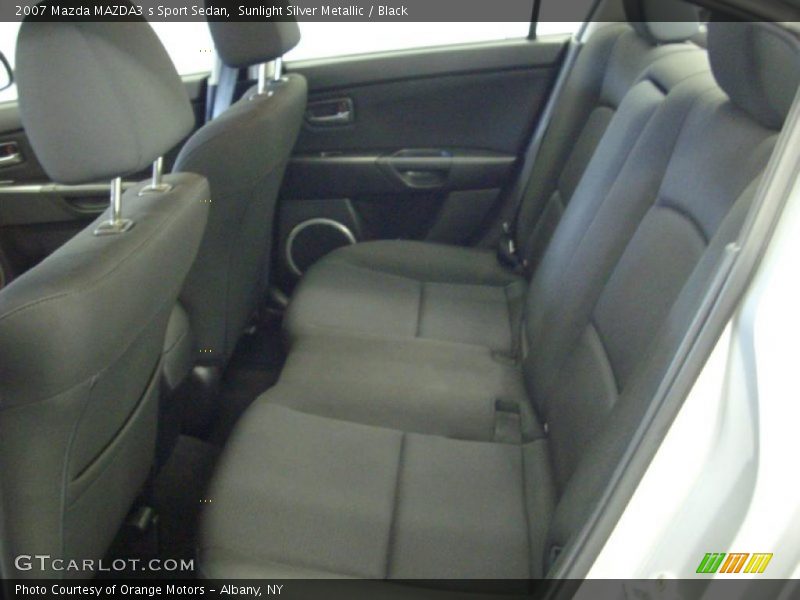 Sunlight Silver Metallic / Black 2007 Mazda MAZDA3 s Sport Sedan