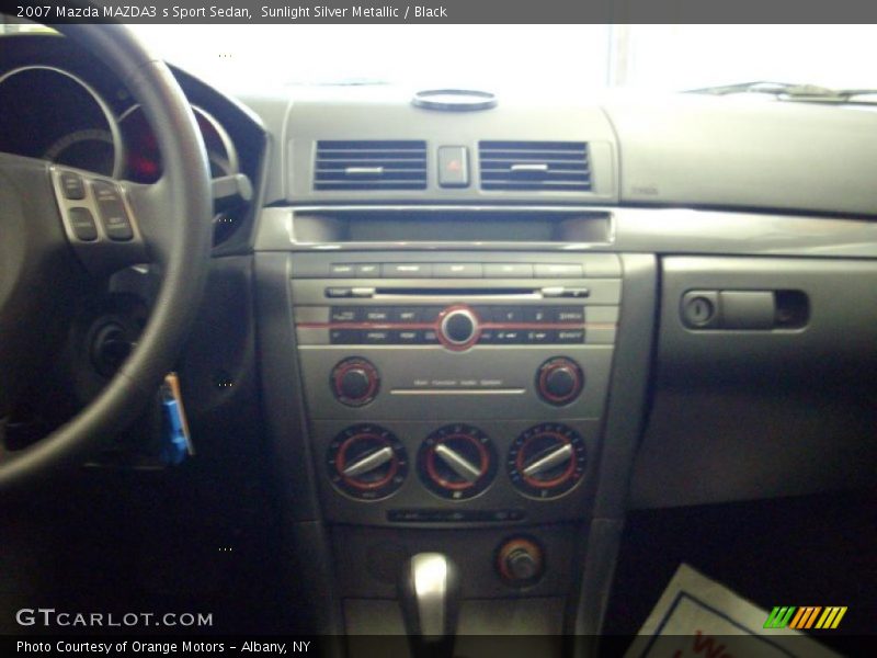 Sunlight Silver Metallic / Black 2007 Mazda MAZDA3 s Sport Sedan