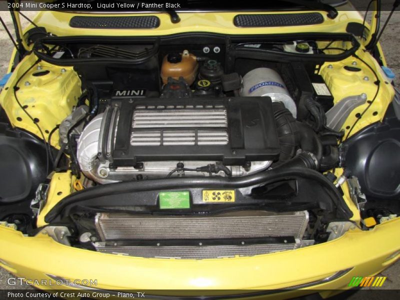 Liquid Yellow / Panther Black 2004 Mini Cooper S Hardtop