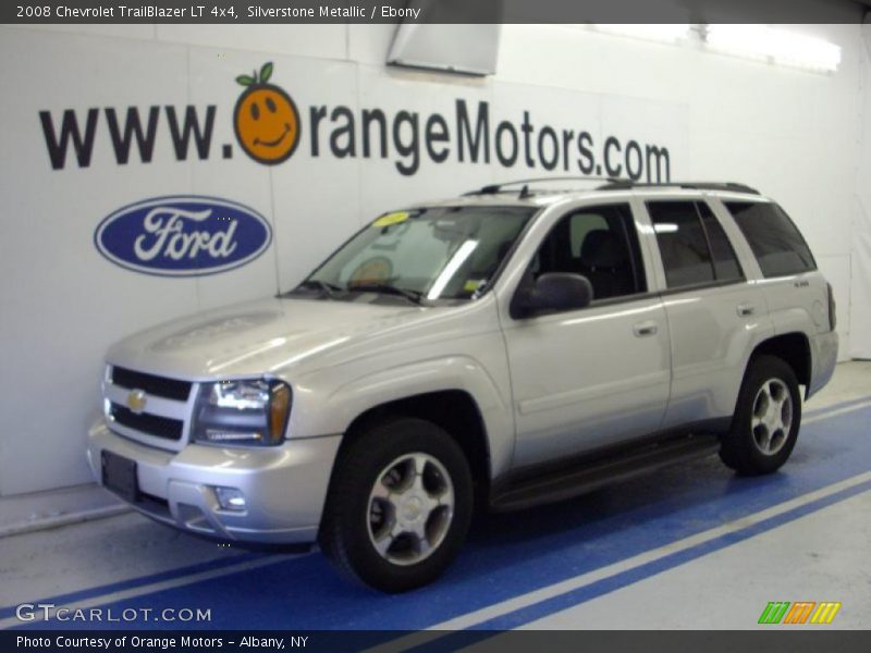 Silverstone Metallic / Ebony 2008 Chevrolet TrailBlazer LT 4x4