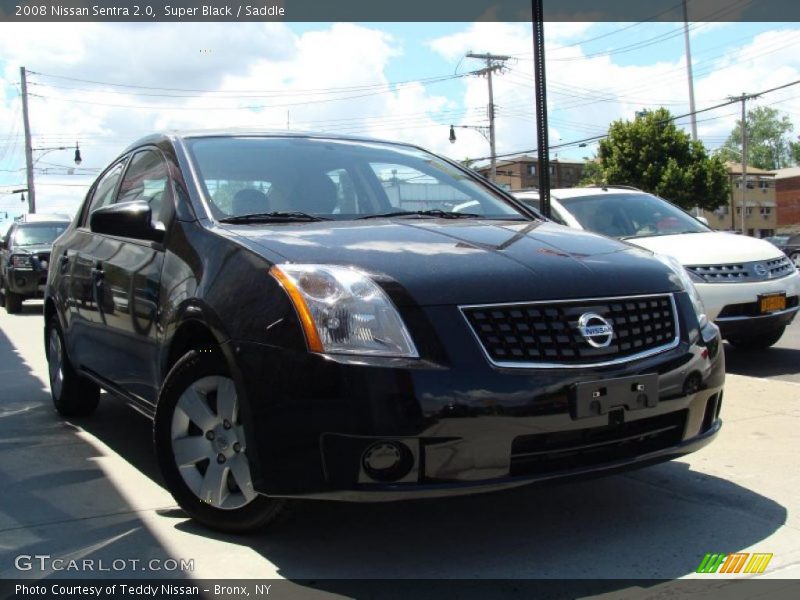 Super Black / Saddle 2008 Nissan Sentra 2.0