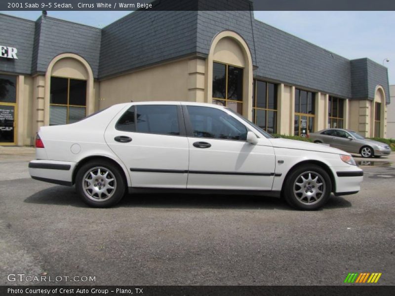 Cirrus White / Warm Beige 2001 Saab 9-5 Sedan