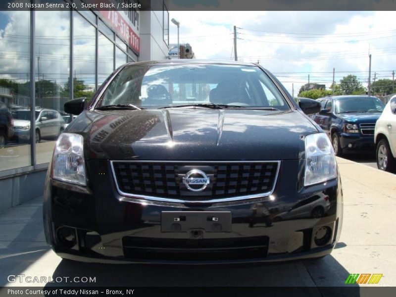 Super Black / Saddle 2008 Nissan Sentra 2.0