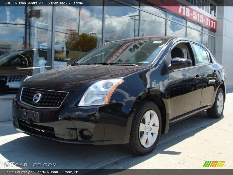 Super Black / Saddle 2008 Nissan Sentra 2.0