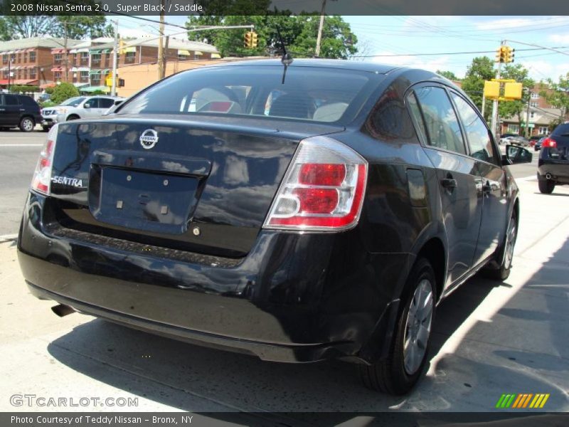 Super Black / Saddle 2008 Nissan Sentra 2.0