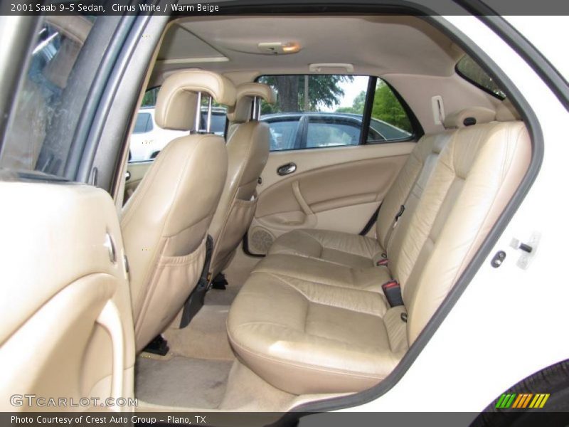 Cirrus White / Warm Beige 2001 Saab 9-5 Sedan