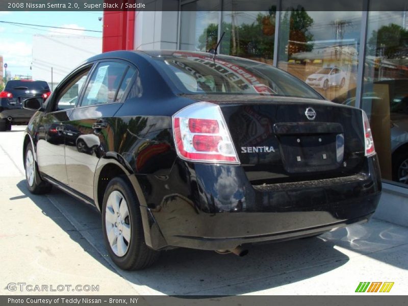 Super Black / Saddle 2008 Nissan Sentra 2.0