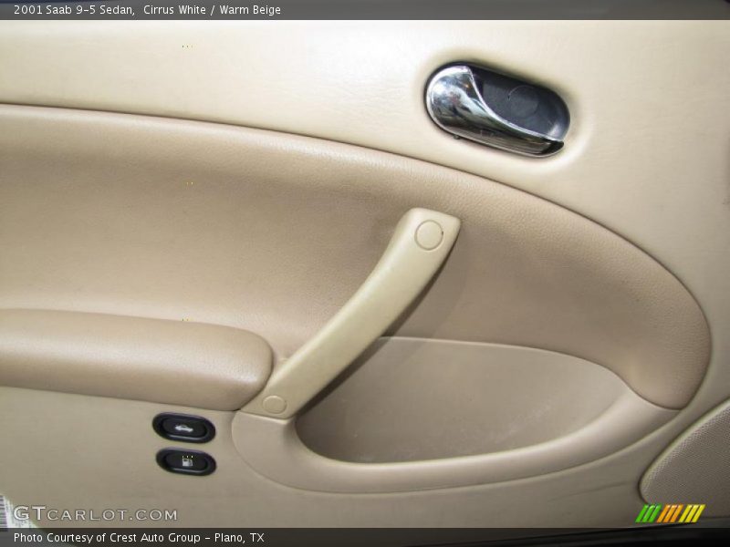 Cirrus White / Warm Beige 2001 Saab 9-5 Sedan