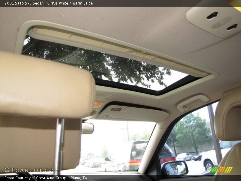 Cirrus White / Warm Beige 2001 Saab 9-5 Sedan