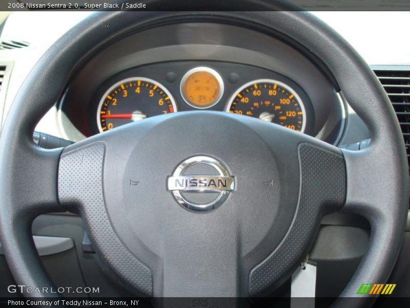Super Black / Saddle 2008 Nissan Sentra 2.0