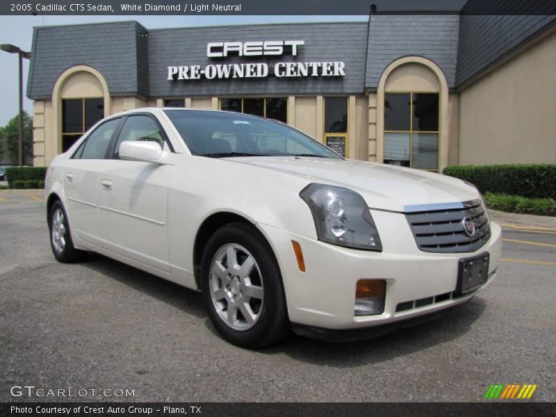 White Diamond / Light Neutral 2005 Cadillac CTS Sedan